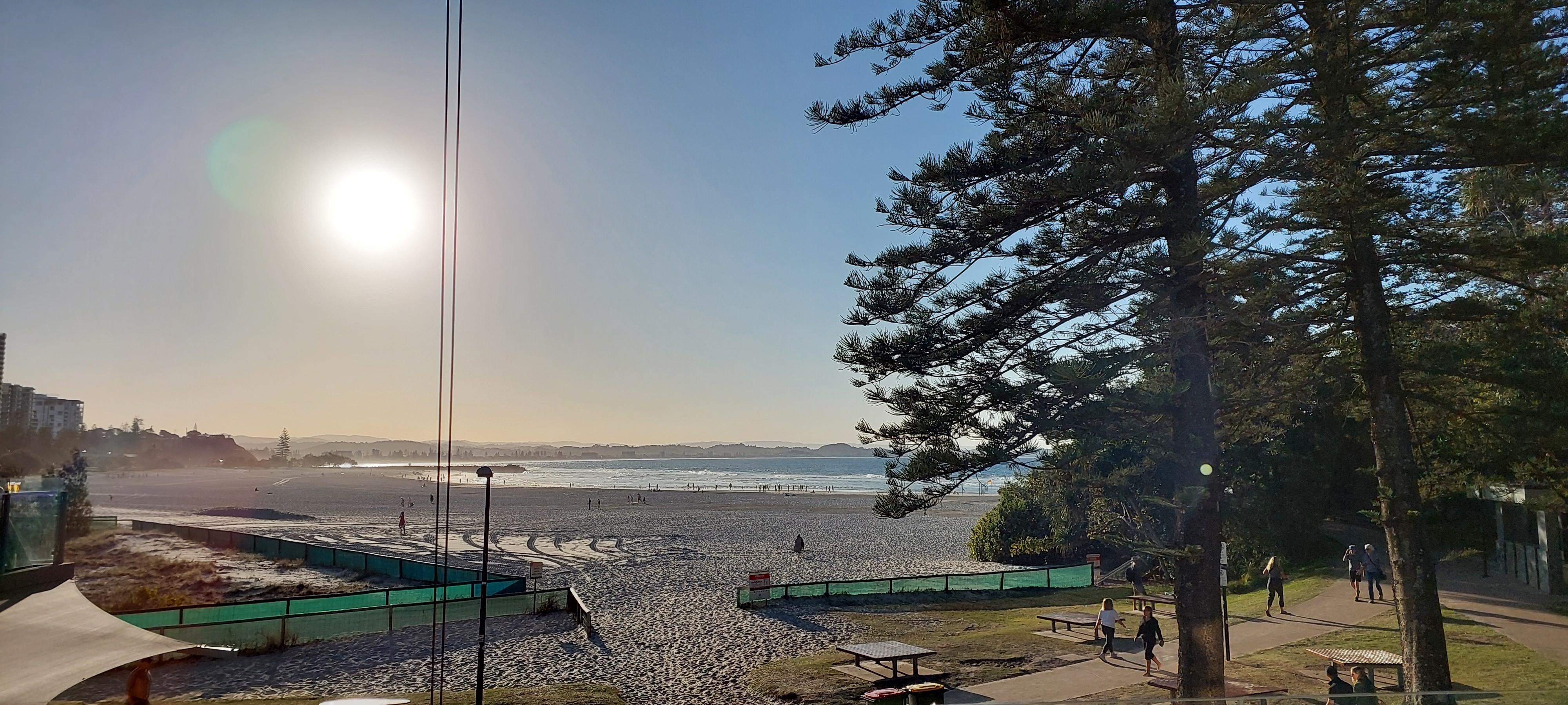 Beach across the road from Hotel