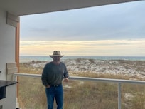 Balcony photo. Excellent view of the water and very private.
