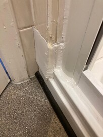 Poor quality workmanship in our bathroom