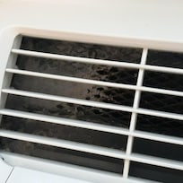 Clogged with dust hasn't been cleaned in years