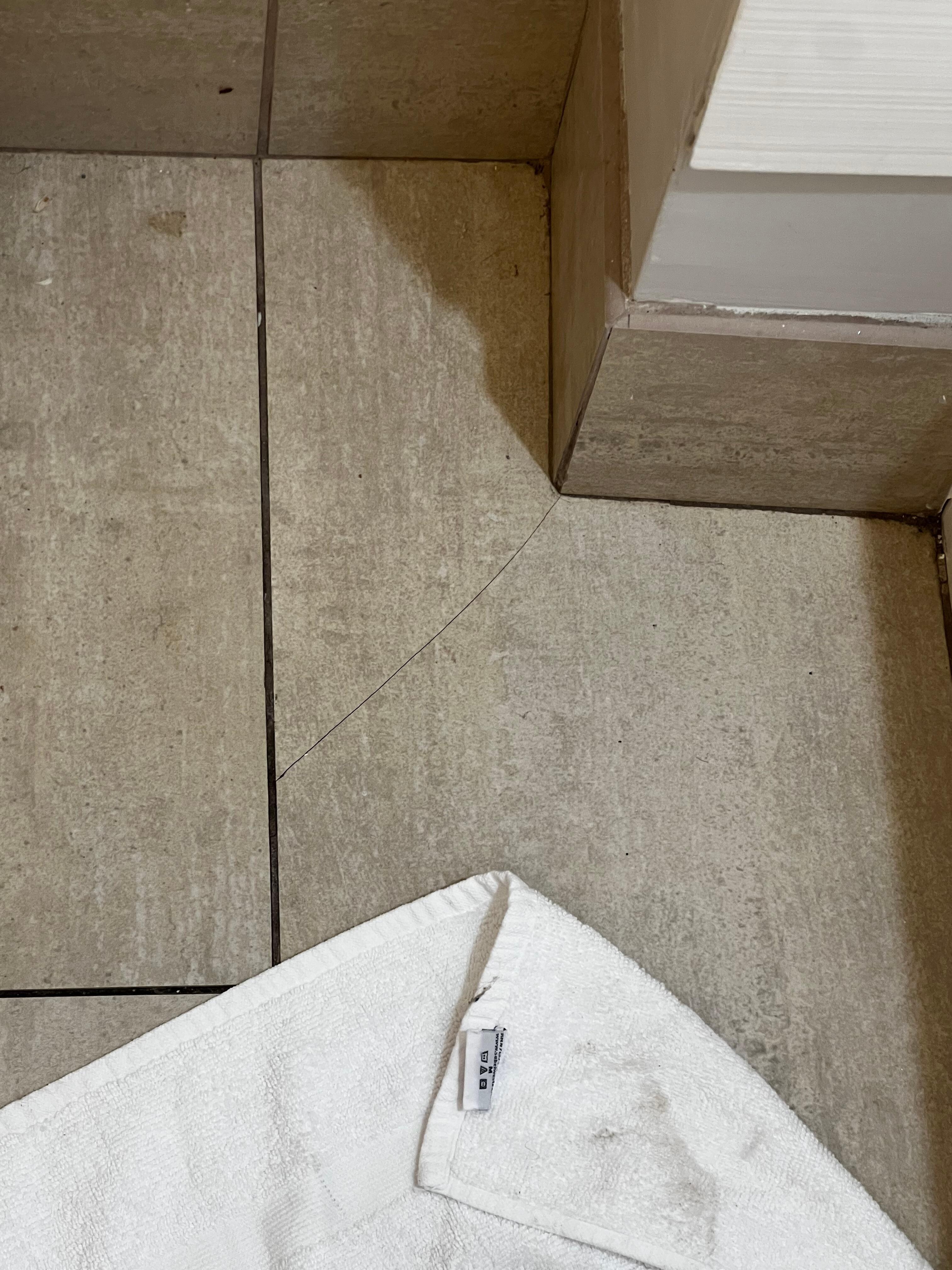 Bathroom floor