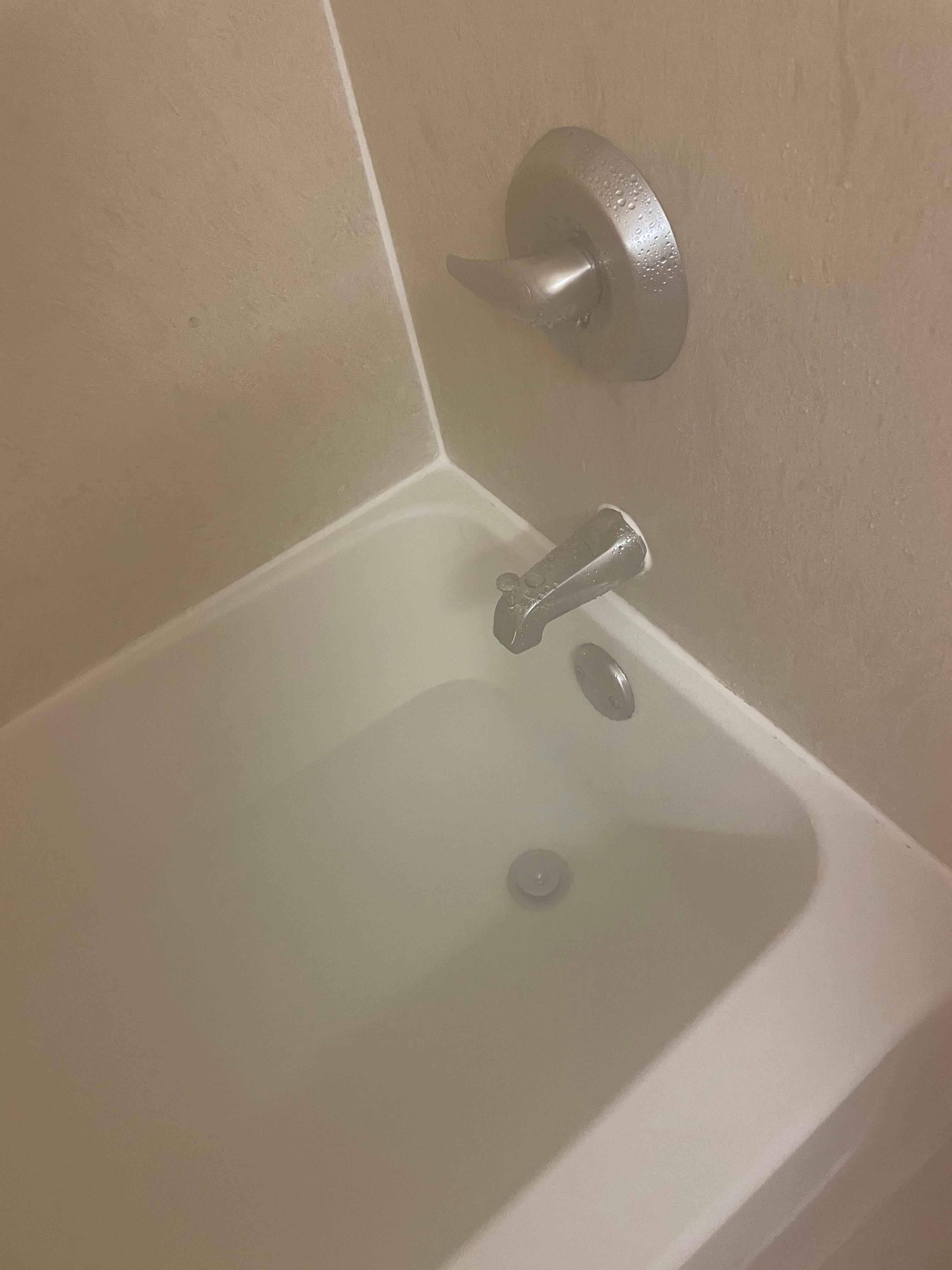 Clogged bathroom