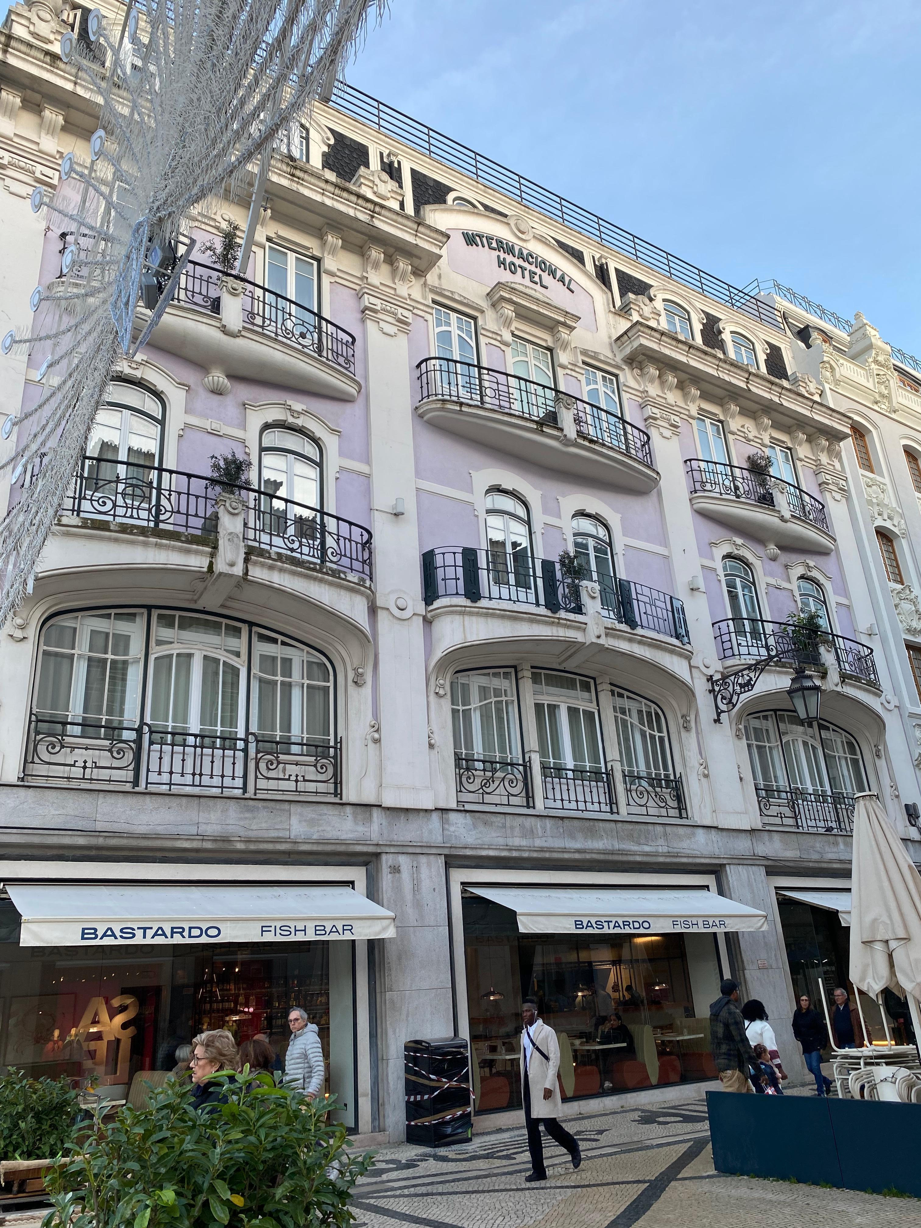 Front view of the hotel