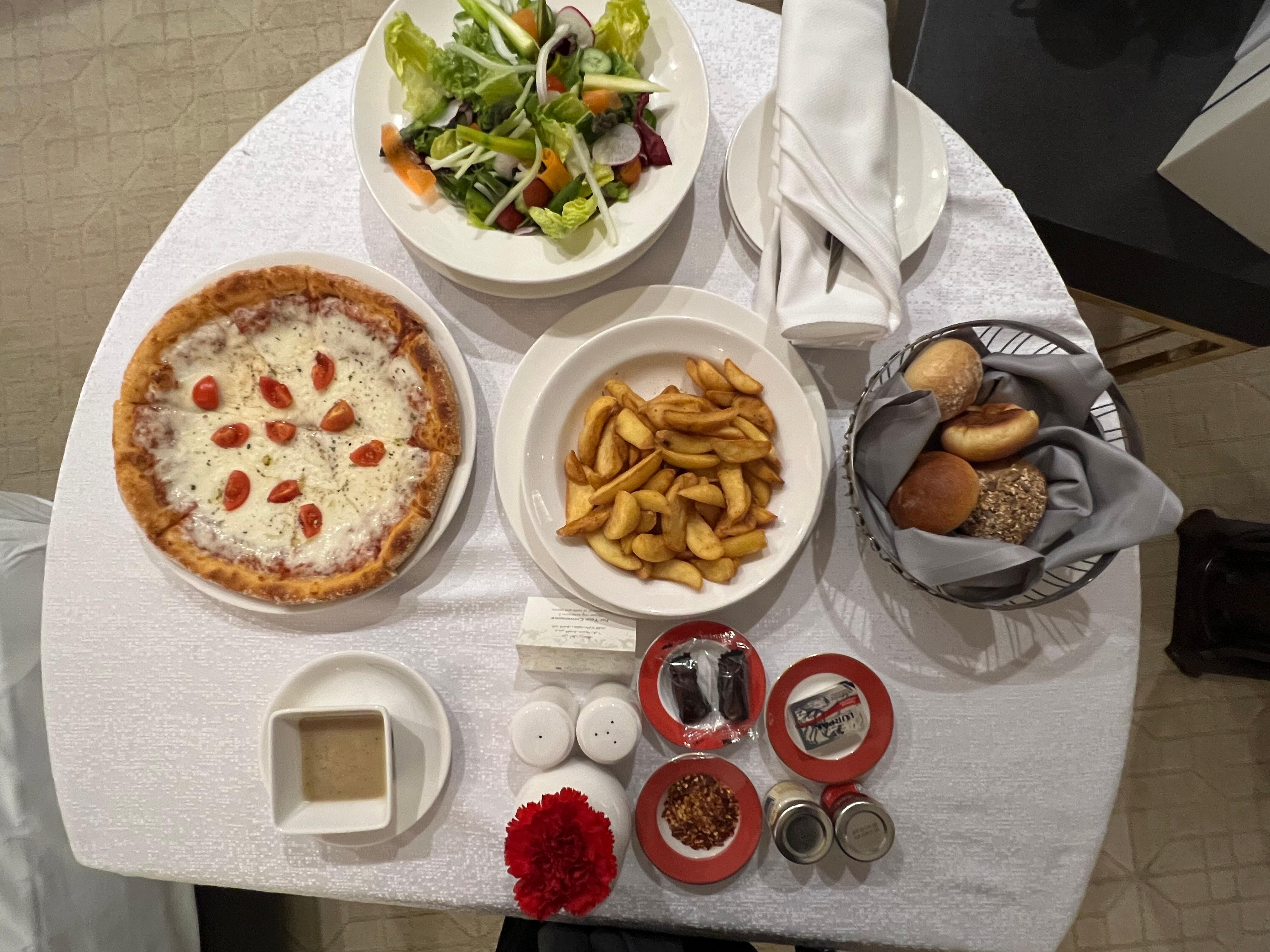 In dining meal