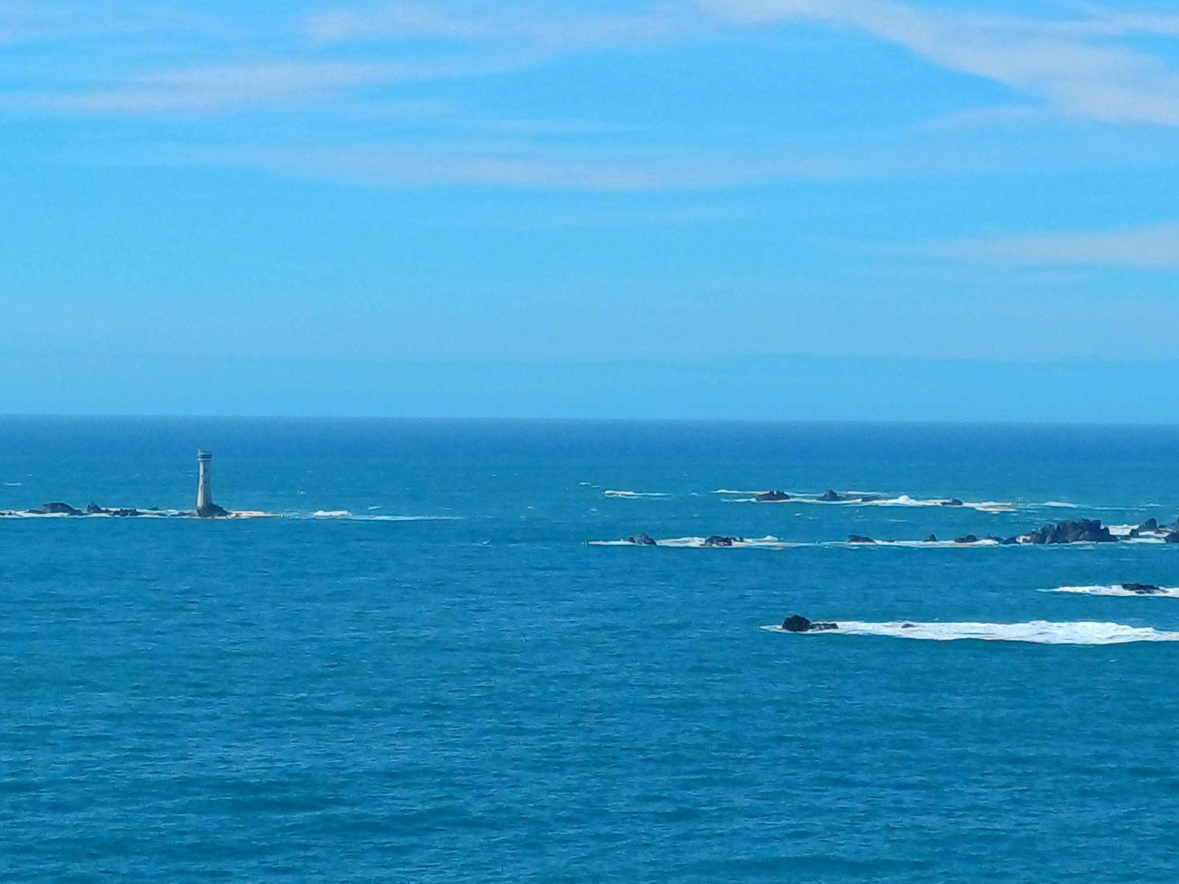 Blue skies and sea at Pleinmont