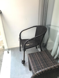 Broken outdoor chair