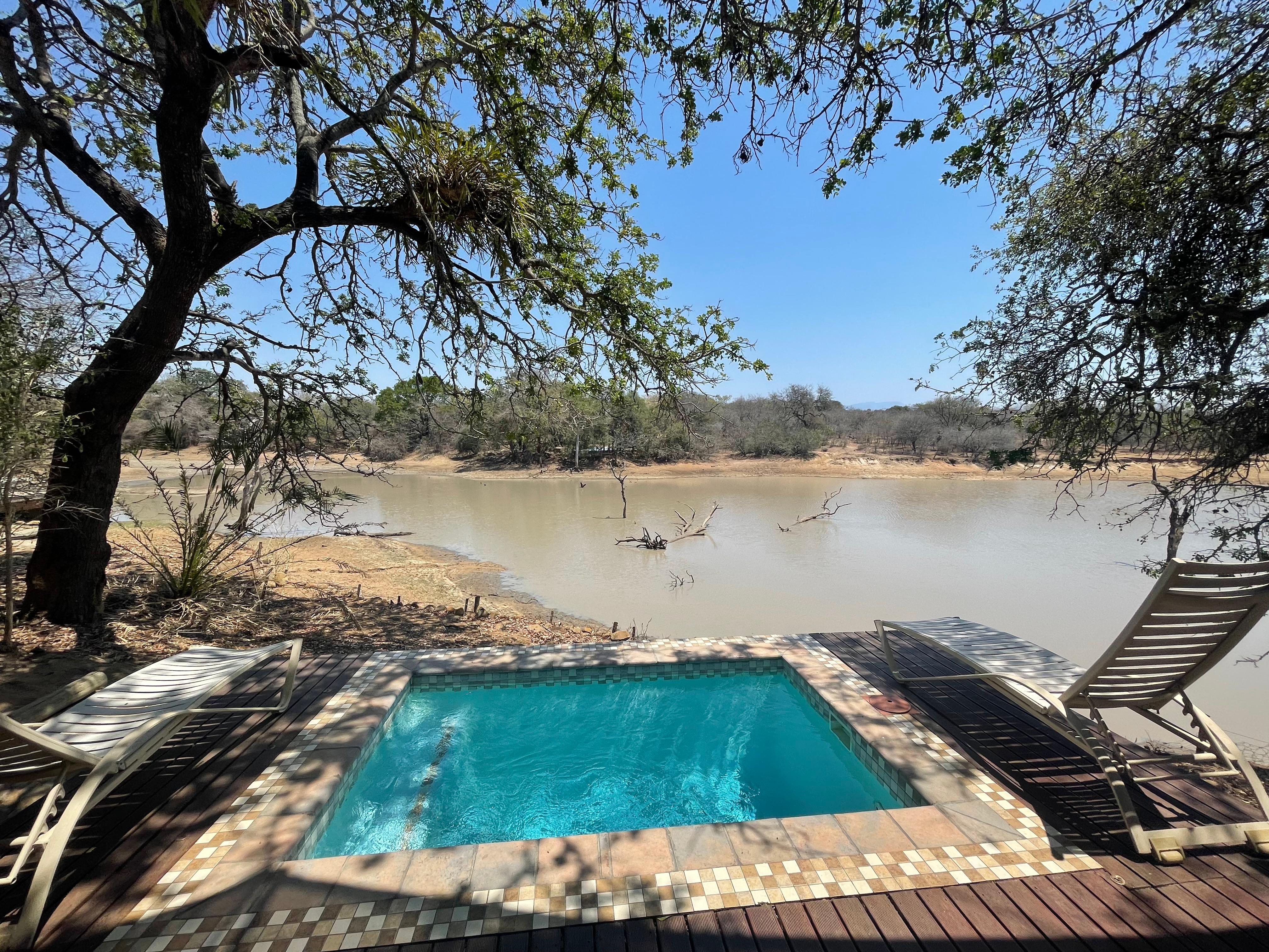 The plunge pool and watering hole