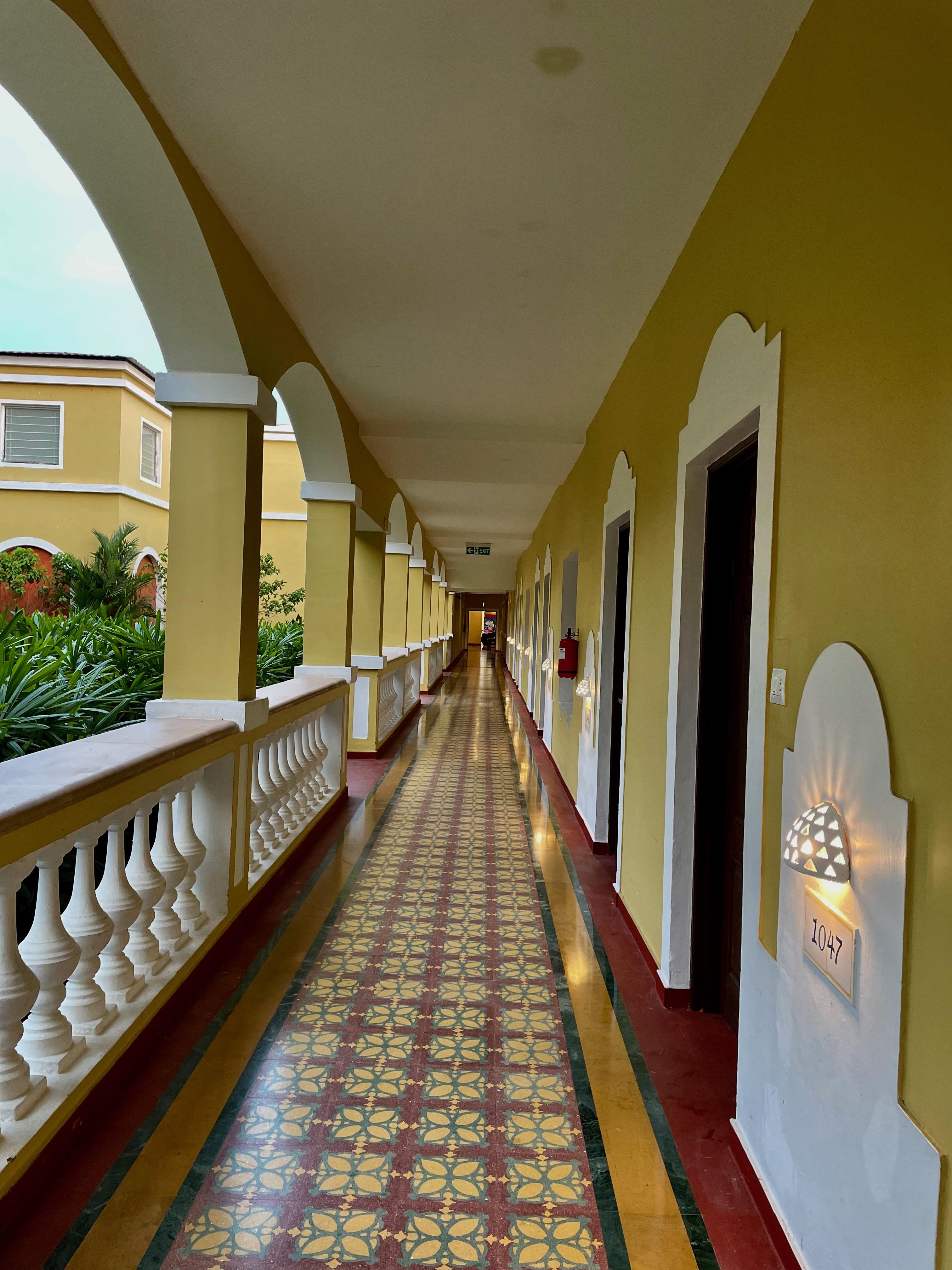 Corridors in front of room