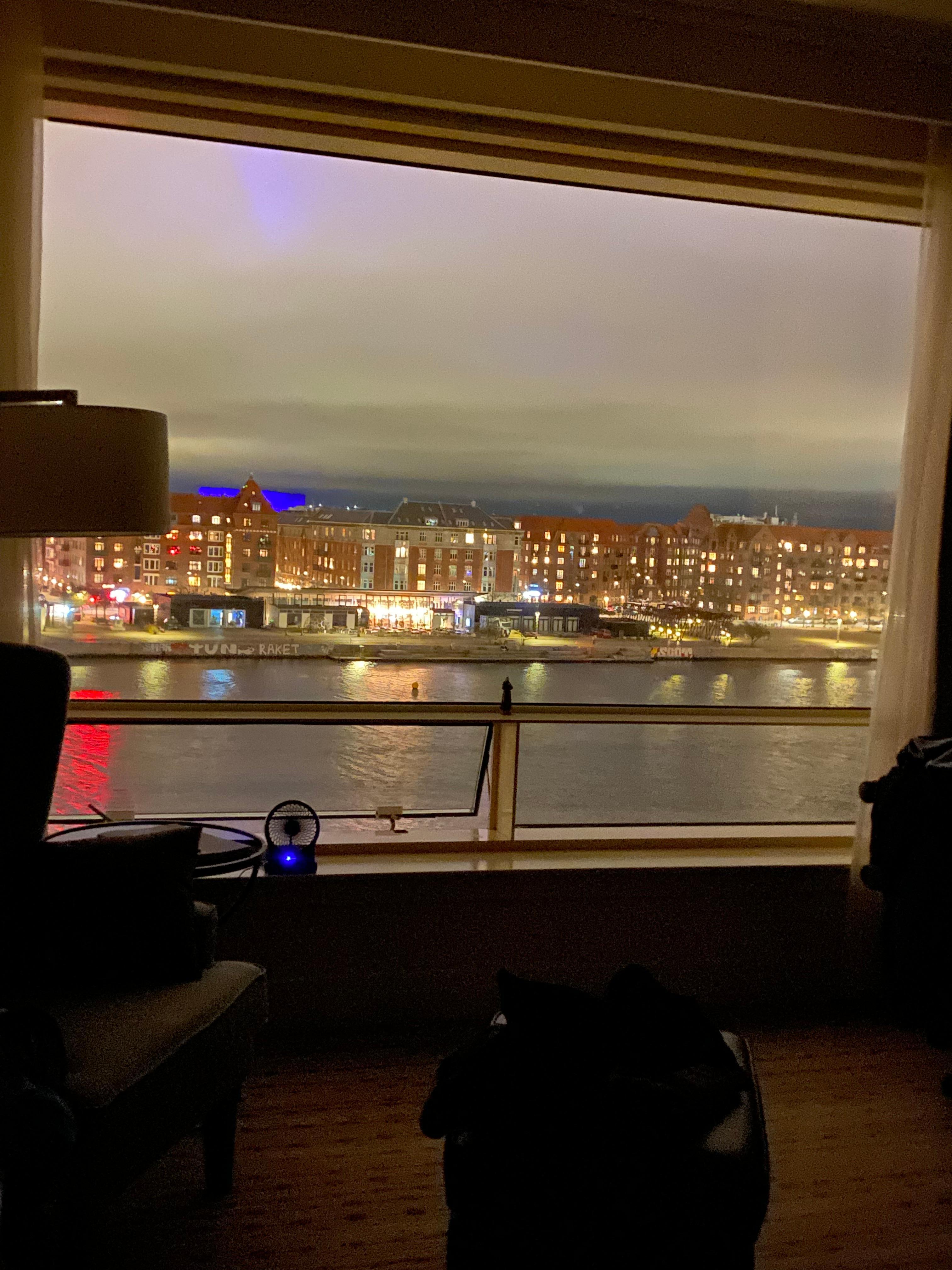 View from our room. 