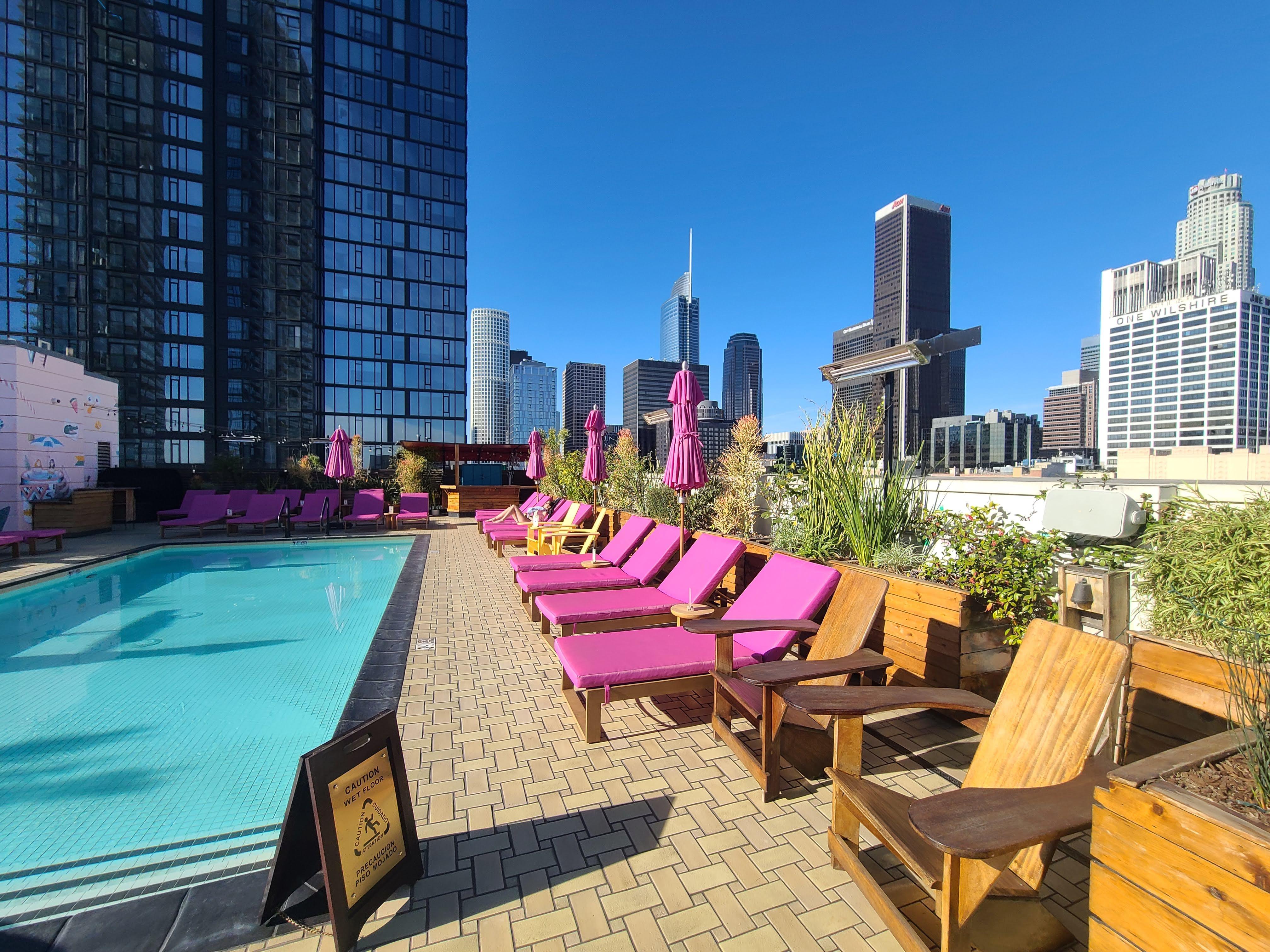 Rooftop pool looks great, didn't have a chance to use. Nice bar there too.