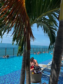 The view of pool and beyond