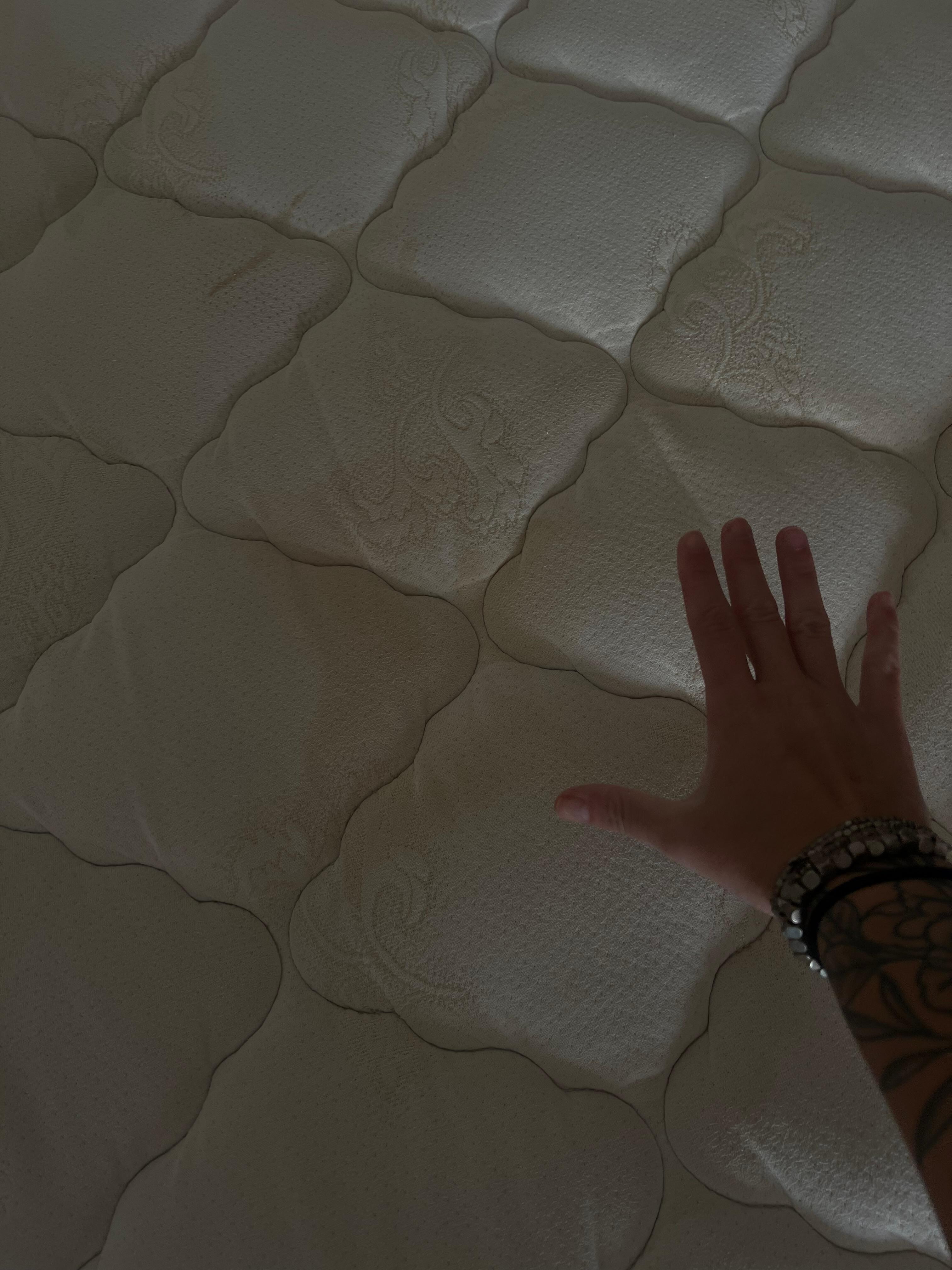 Stained mattress 