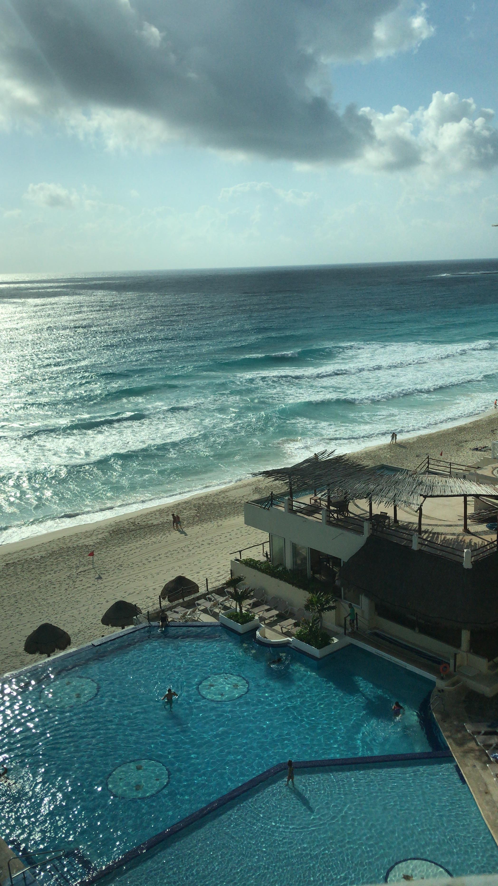 Vista desde la habitación de AR Cancún Plaza. 