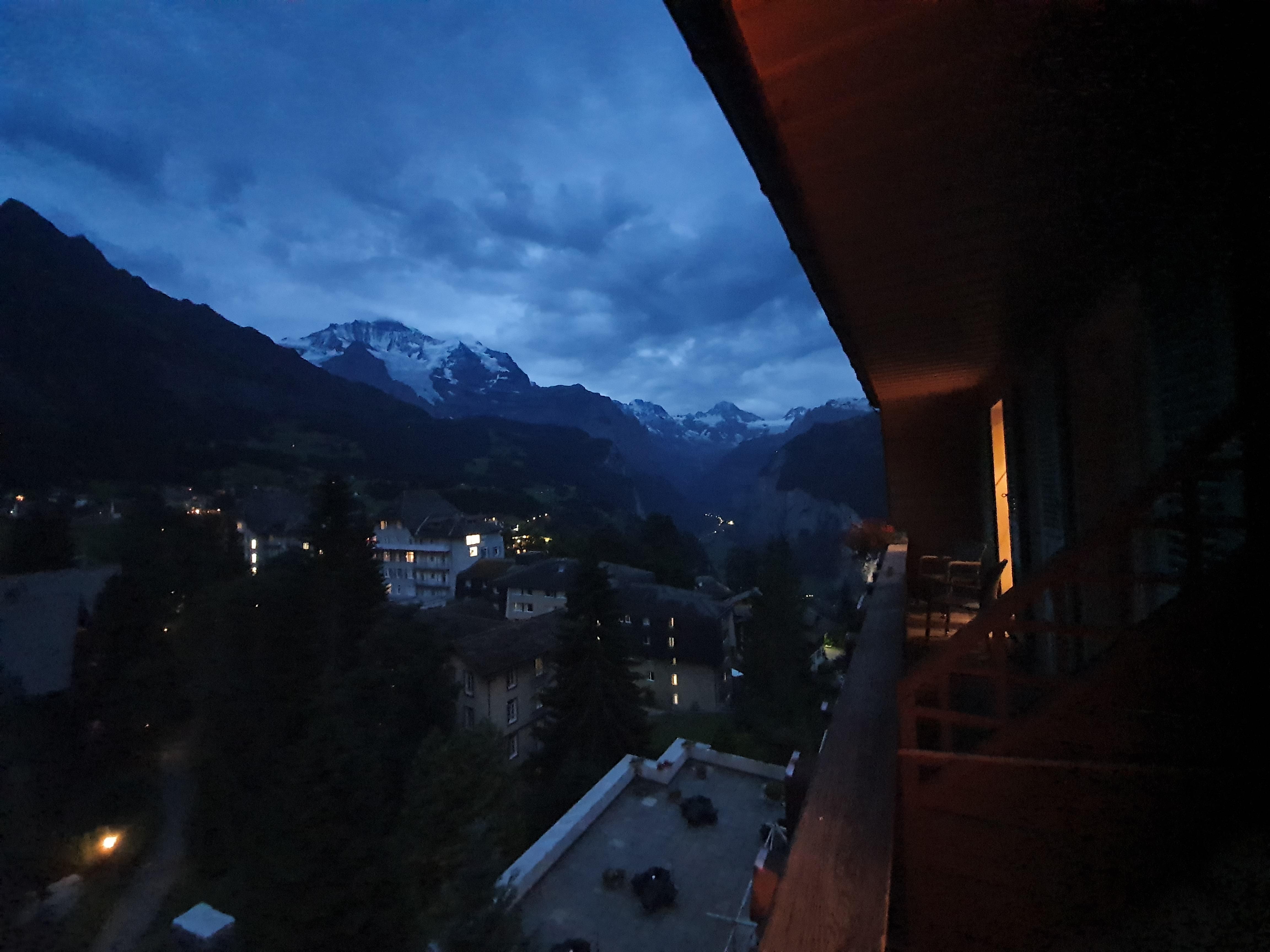 Uitzicht van ons balkon