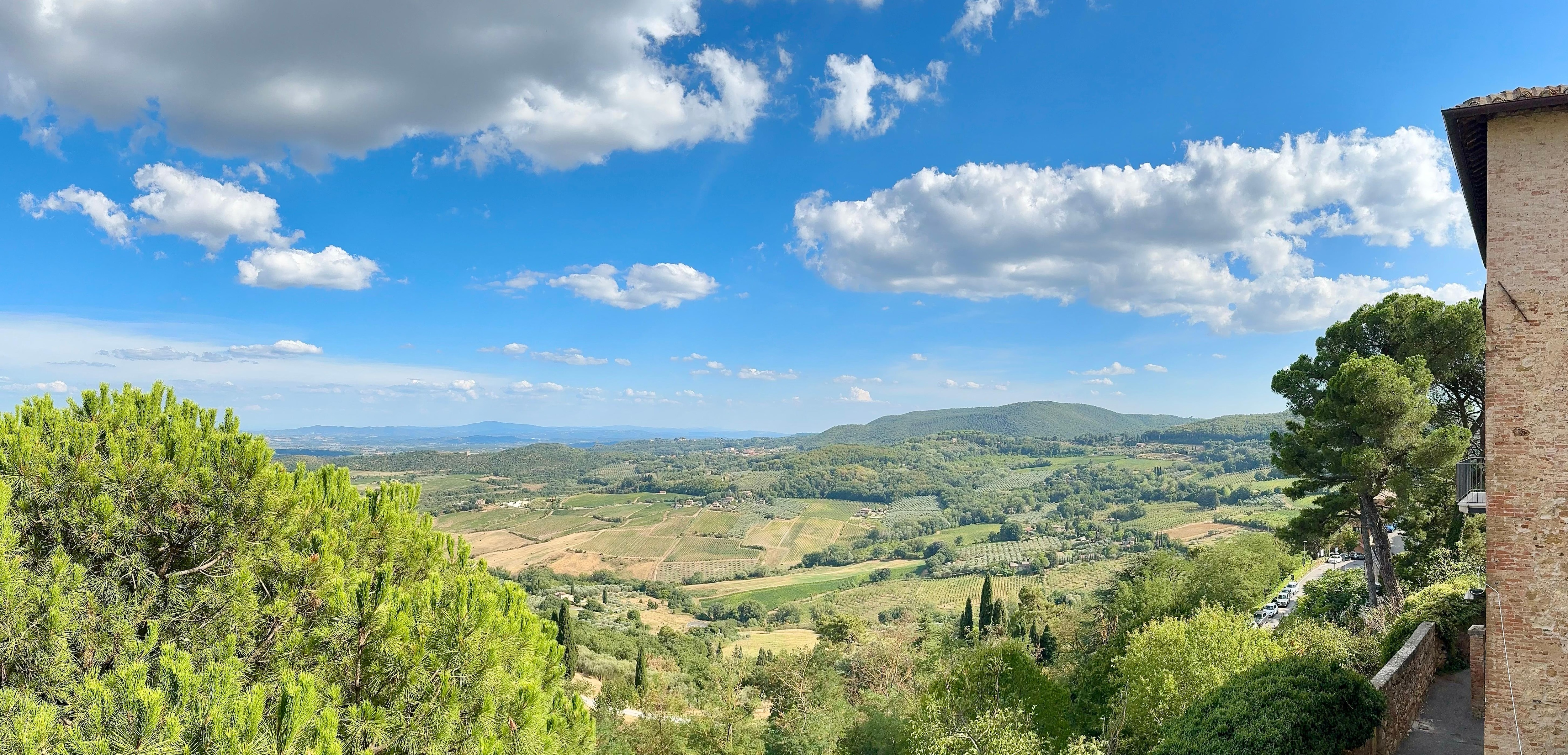 From balcony