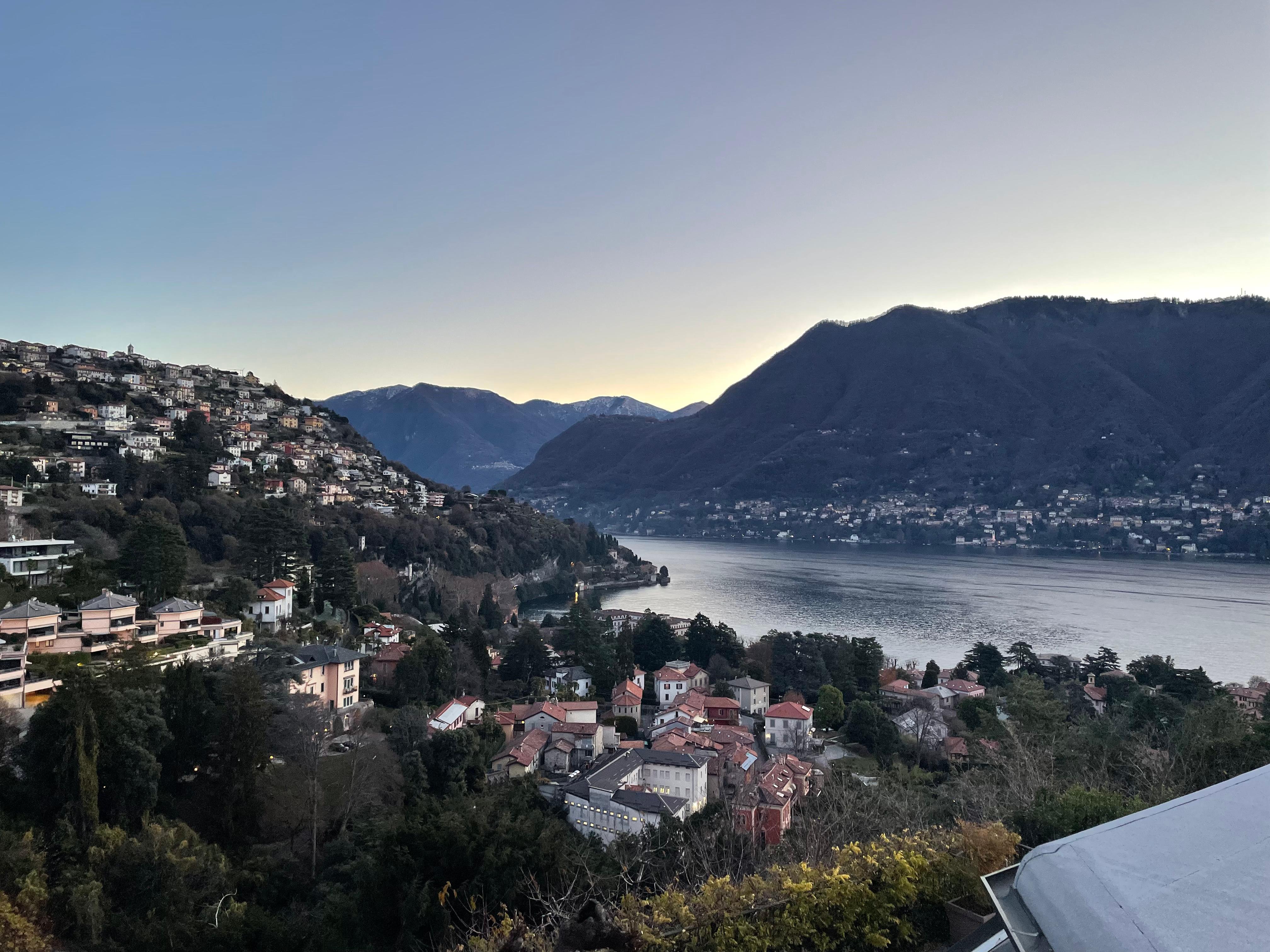 Au petit matin vue de la chambre