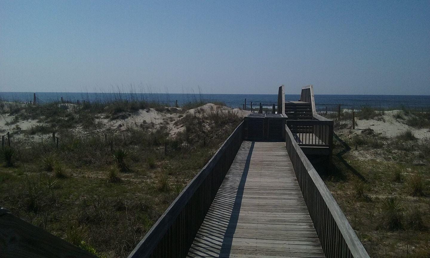 small walk to the beach