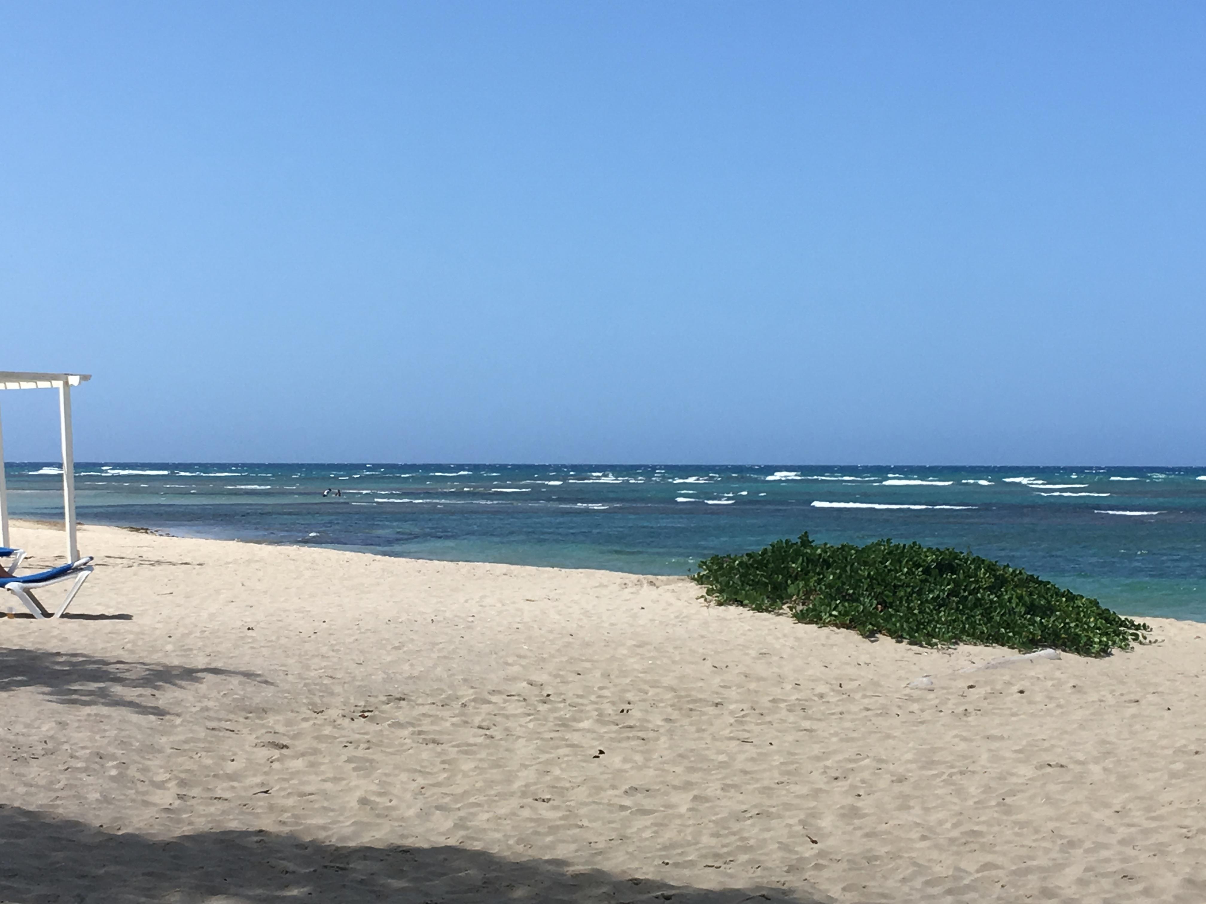 Beach, always plenty of lounge chairs