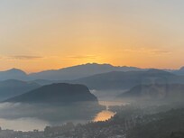 From room 114 toward lago dì Lugano