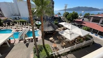 vue du balcon de la chambre