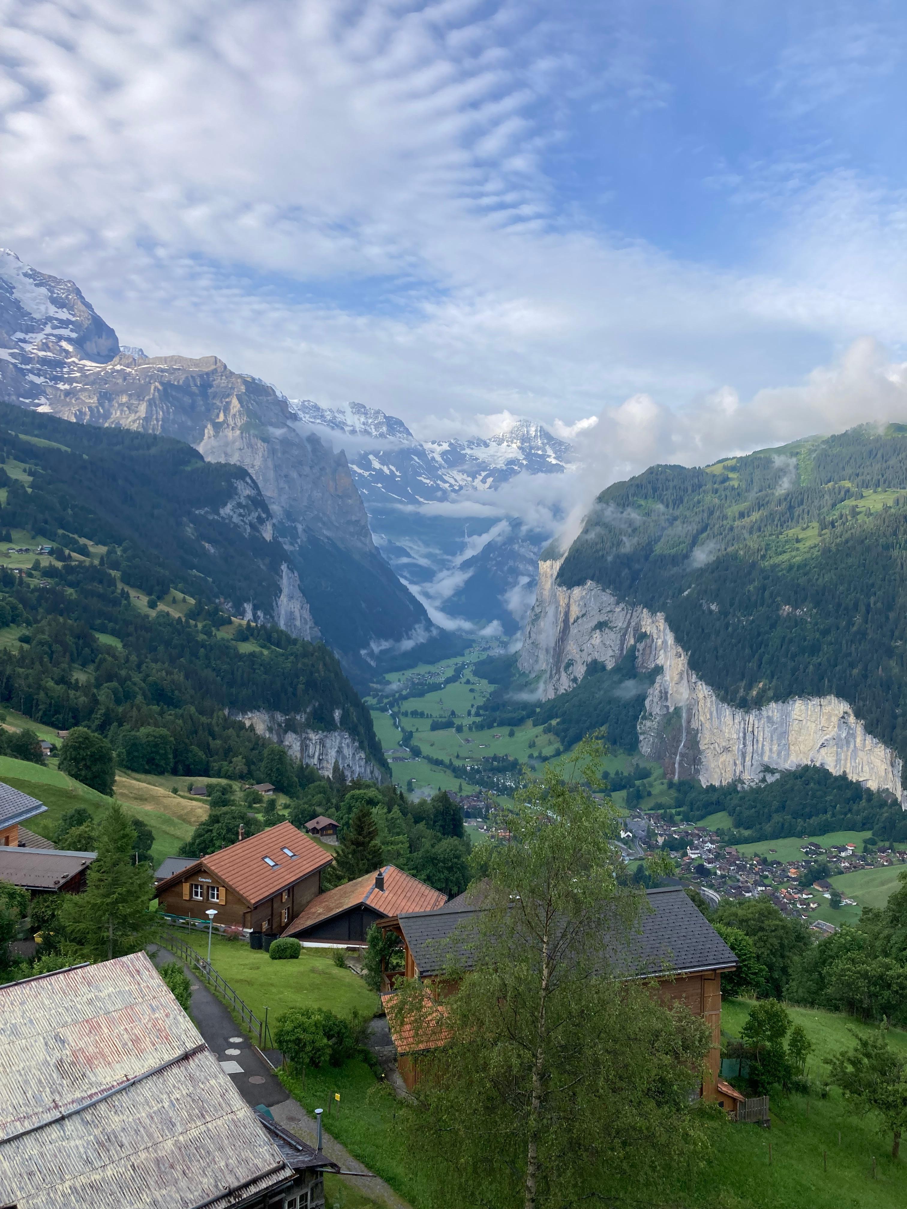 View from our balcony