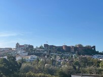 Udsigt til Silves fra pool området