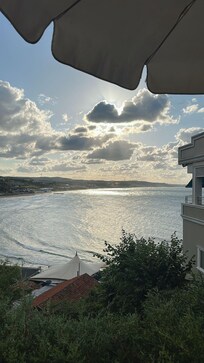 View of sunset from my room