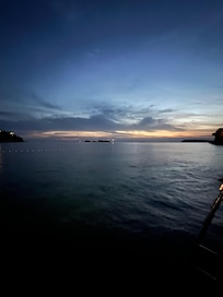 Post sunset from property