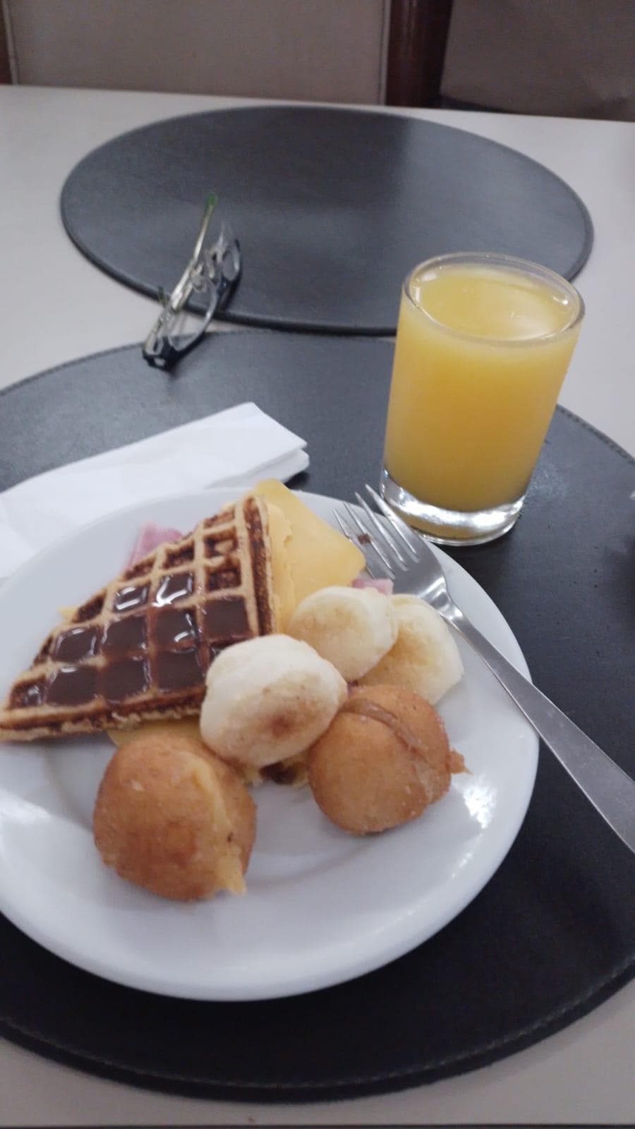 Café da manhã muito top!