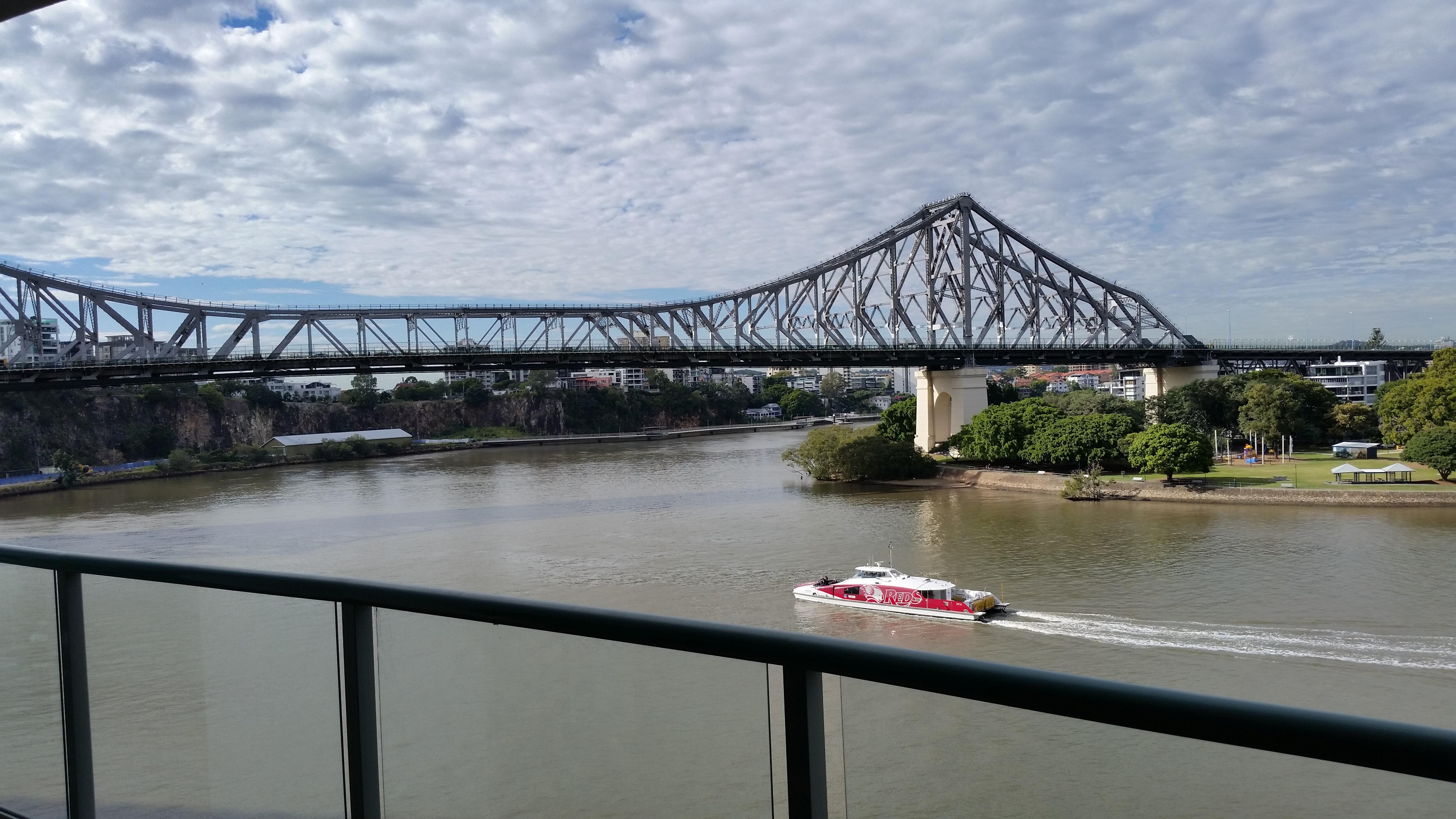 Story Bridge by day from our room