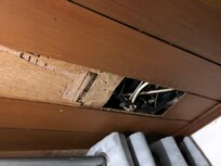 Le plafond devant ma chambre !