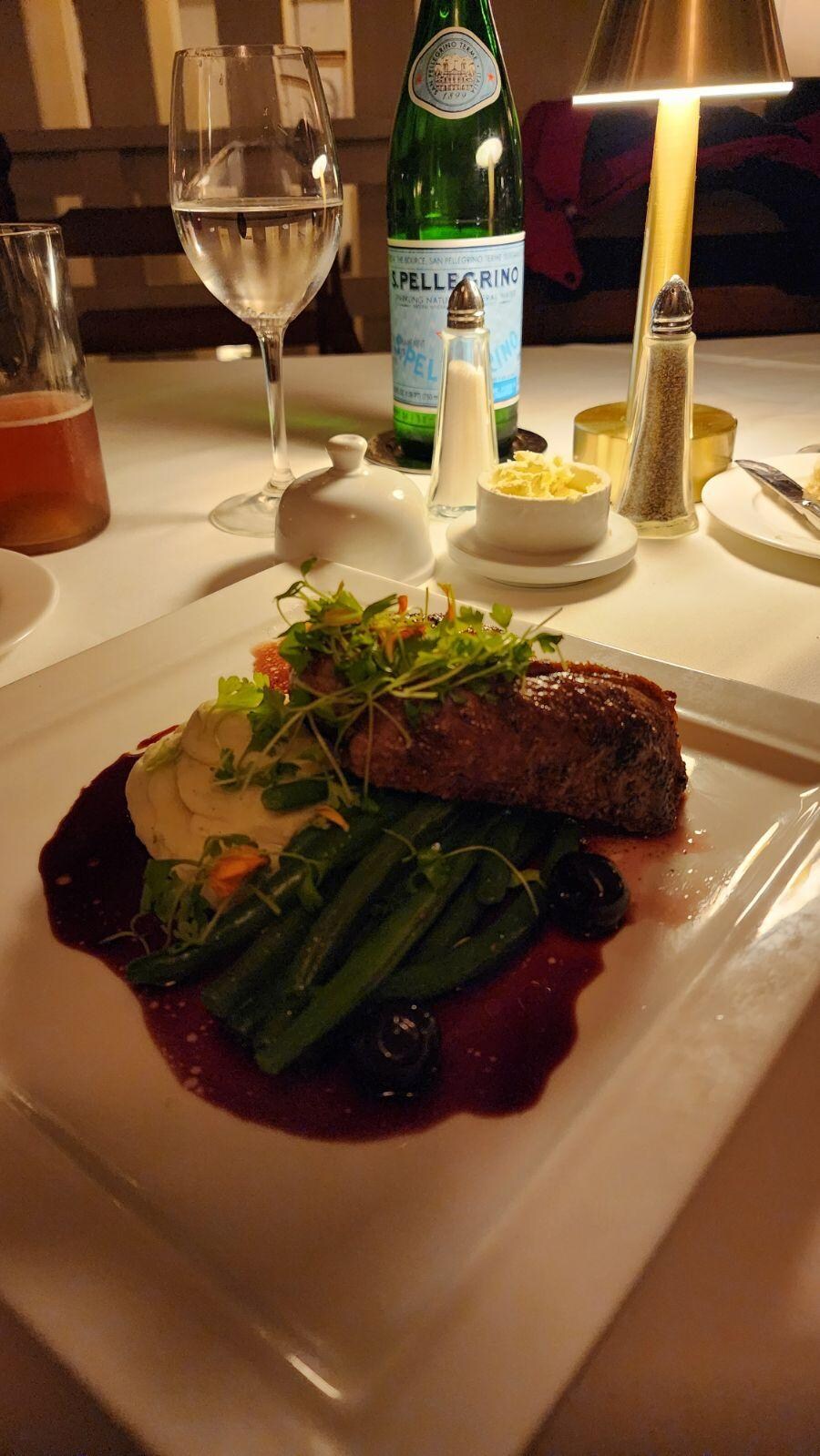 Duck breast was fantastic!! 