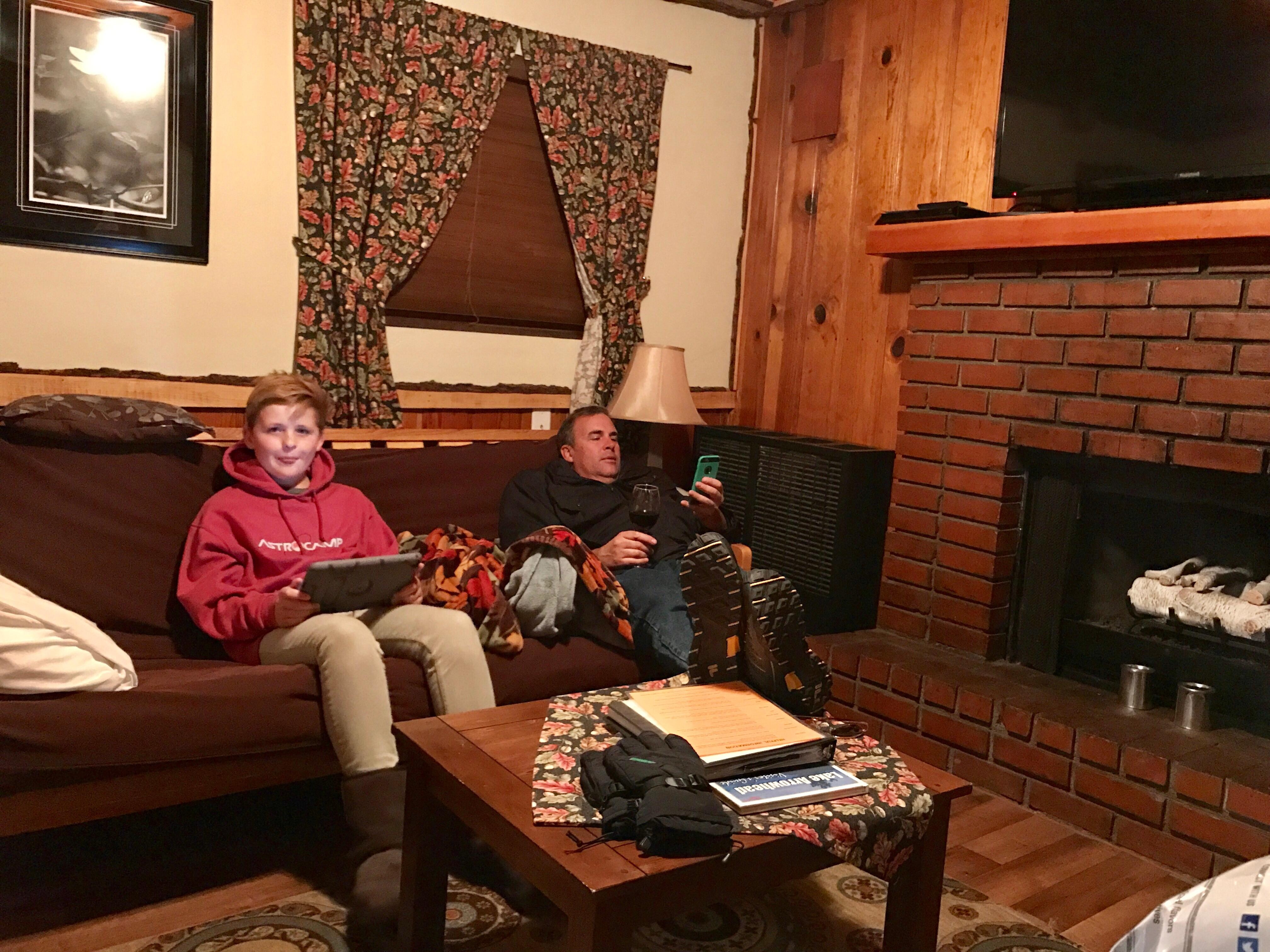 Total surprise...a cabin!