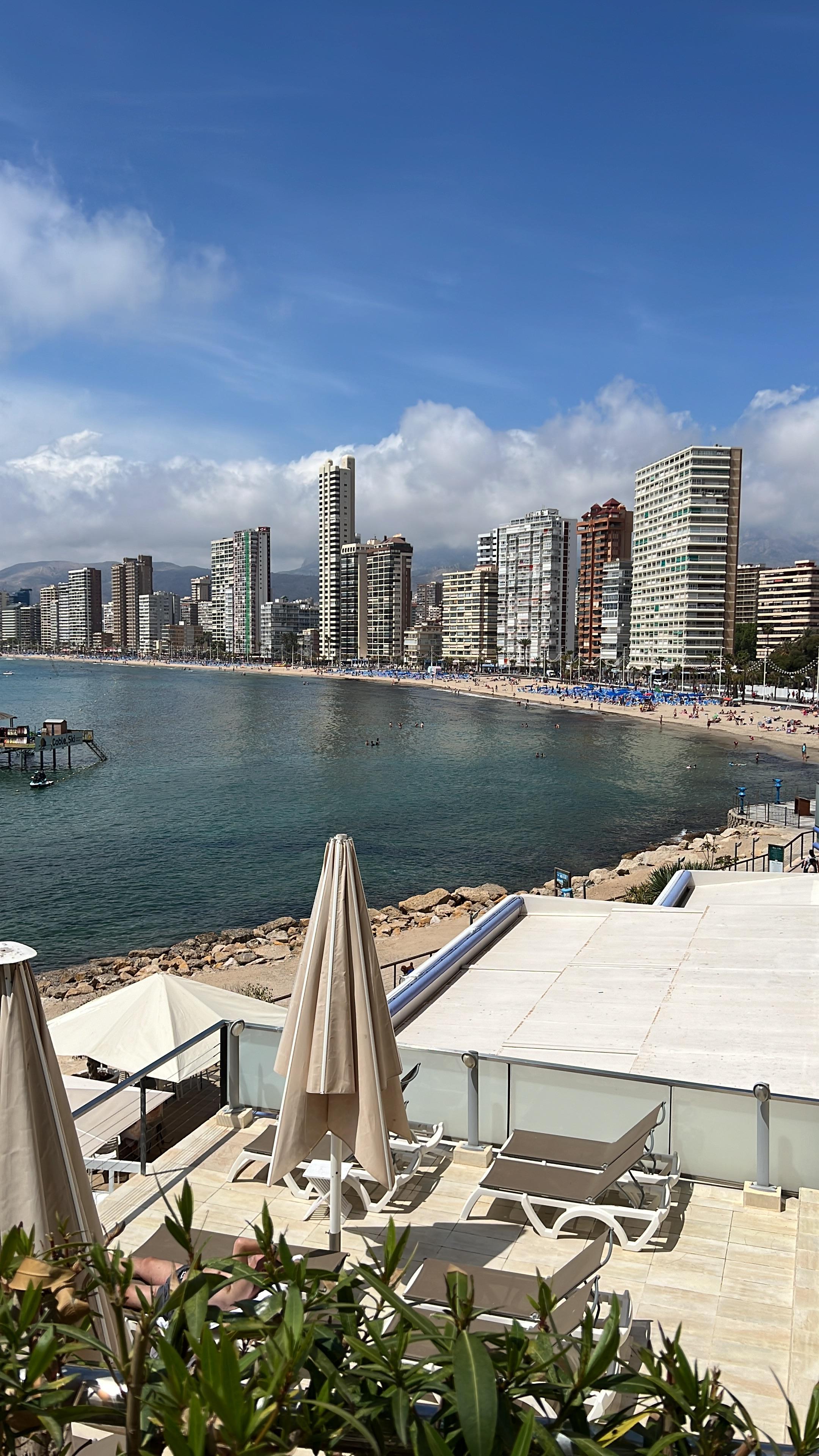 View from the bar terrace