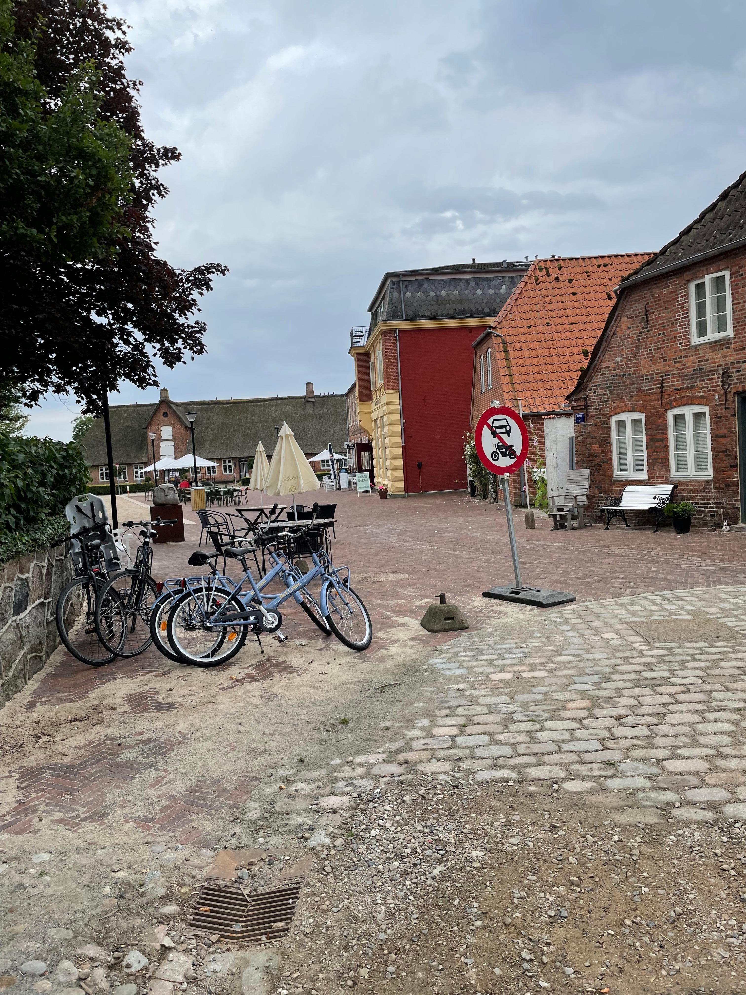Meget vejarbejde da vi var der