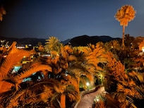 Vu de la chambre la nuit