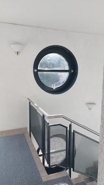 Sauberkeit Fenster Treppenhaus