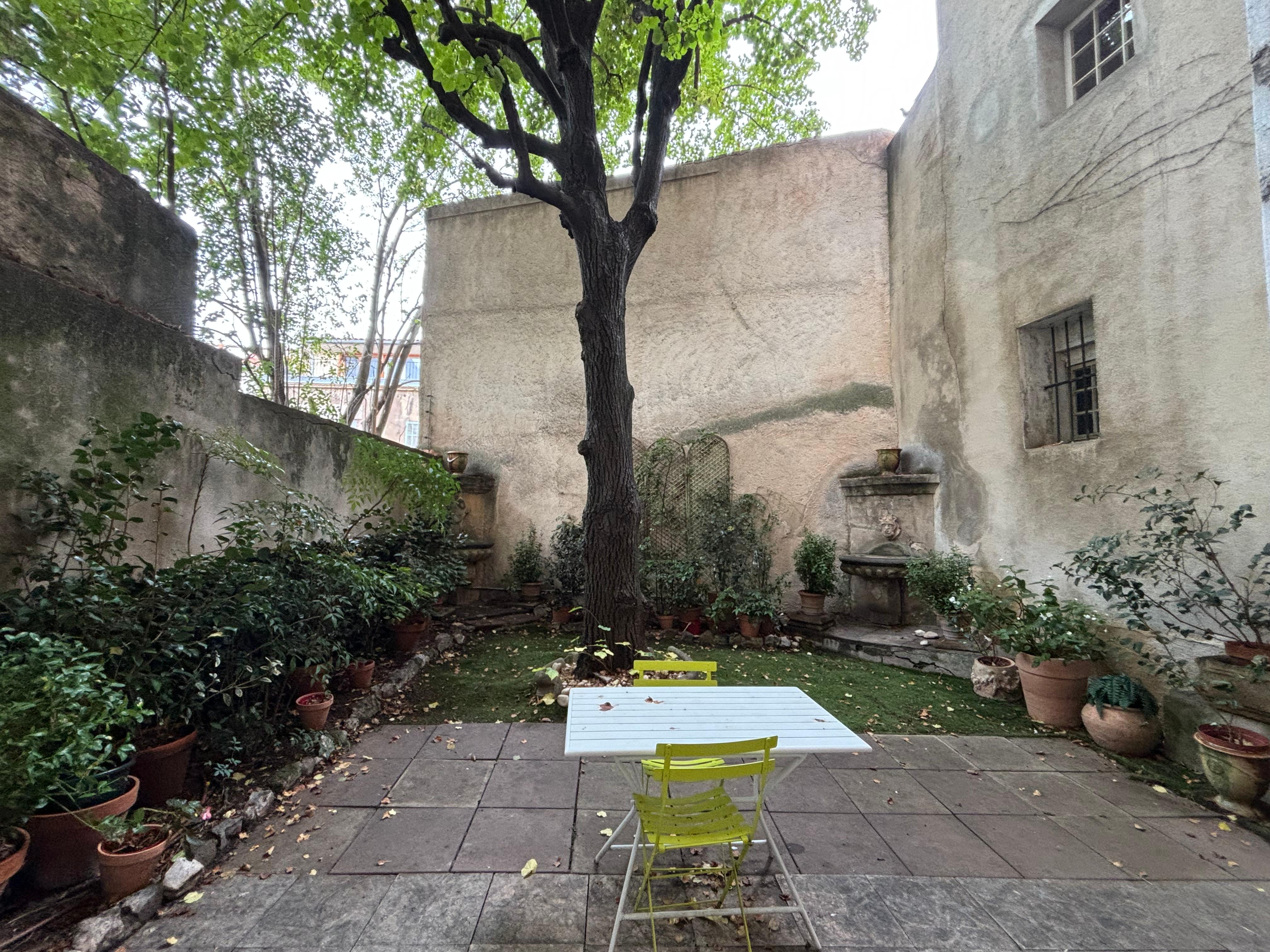 Enclosed patio/ courtyard, adjacent to our room