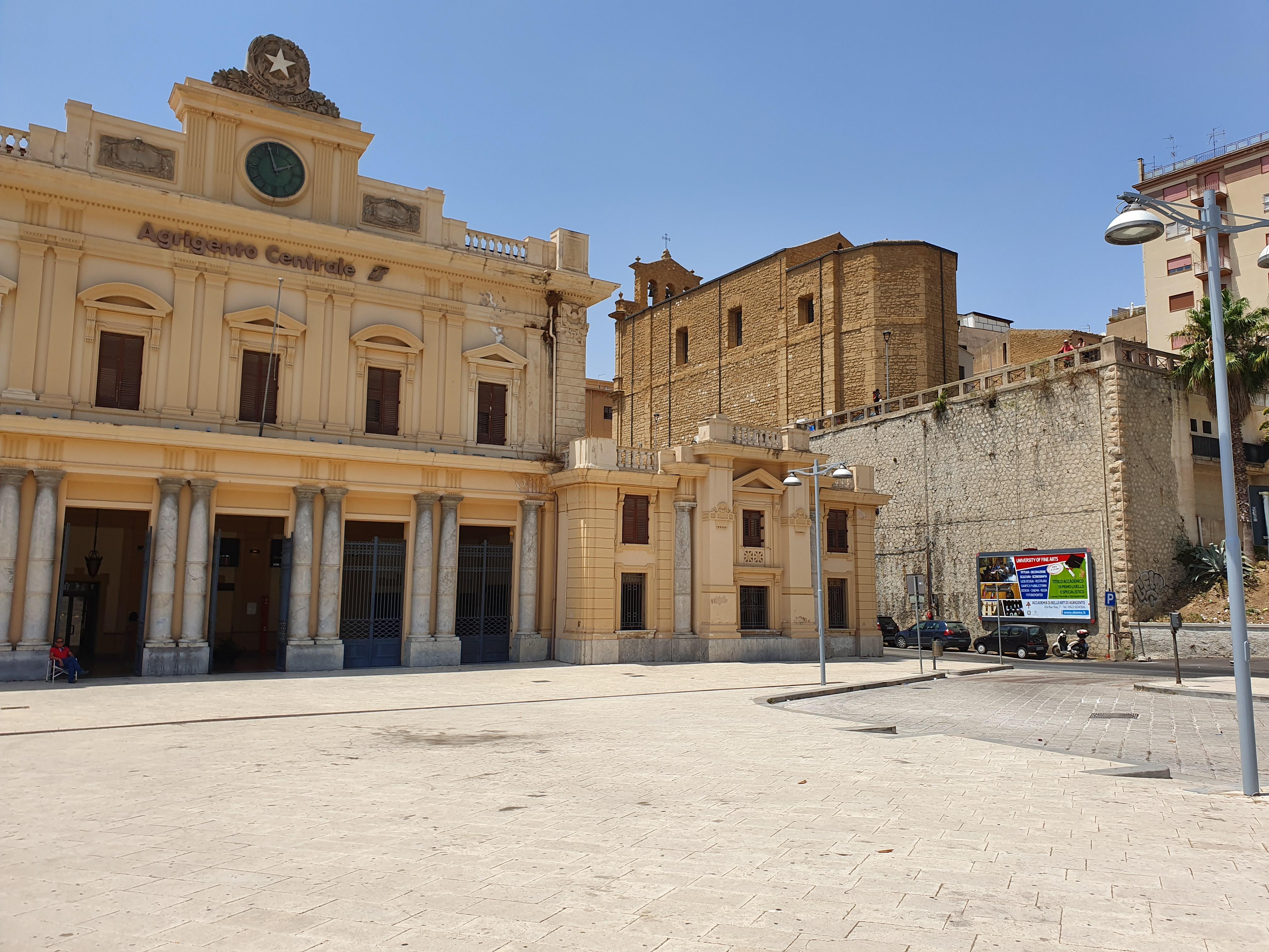 Agrigento central train station