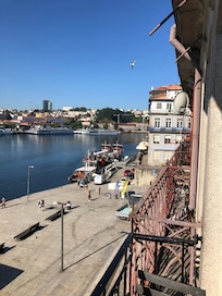 Blick vom Balkon