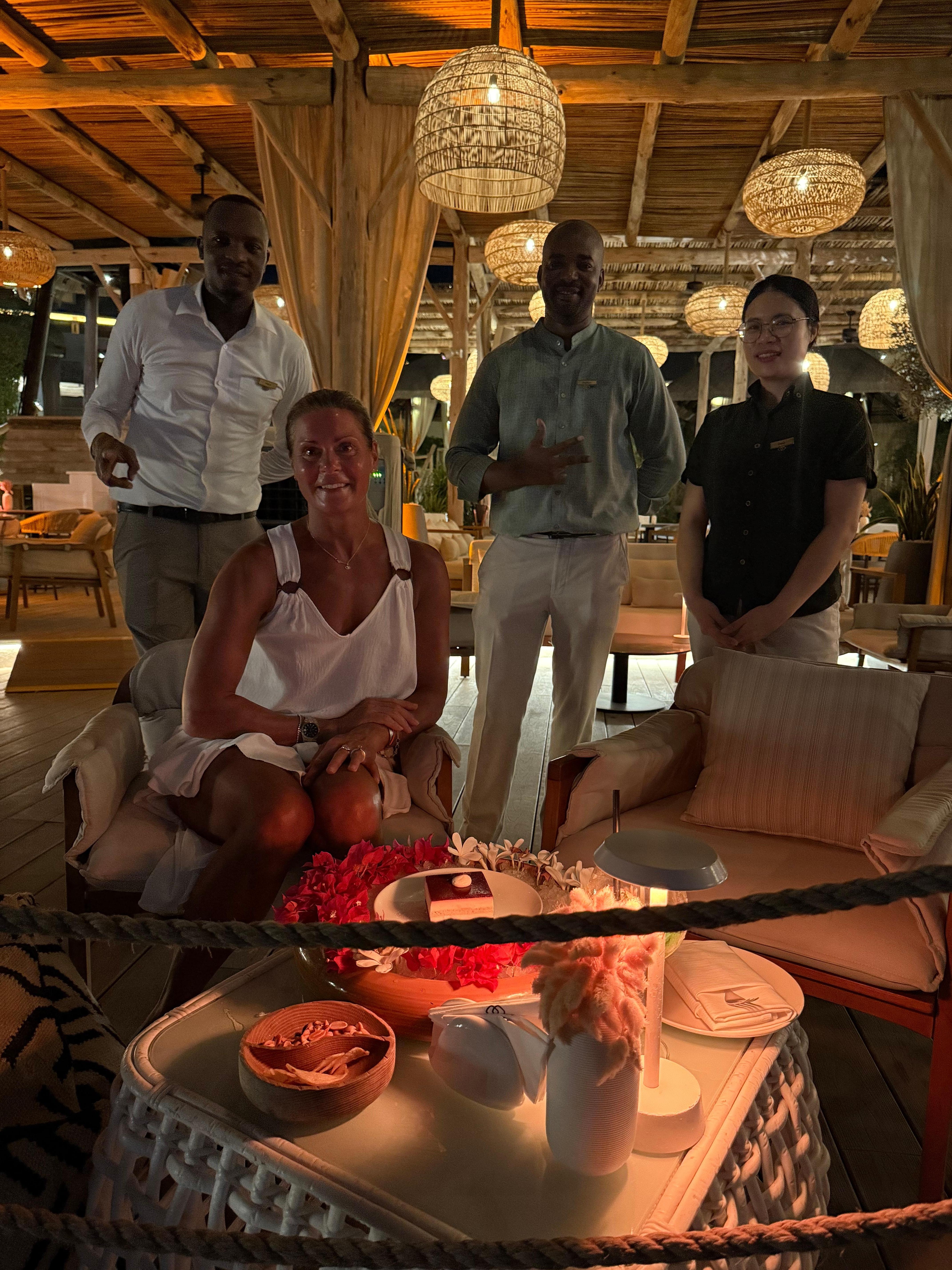 The team from Laguna restaurant 