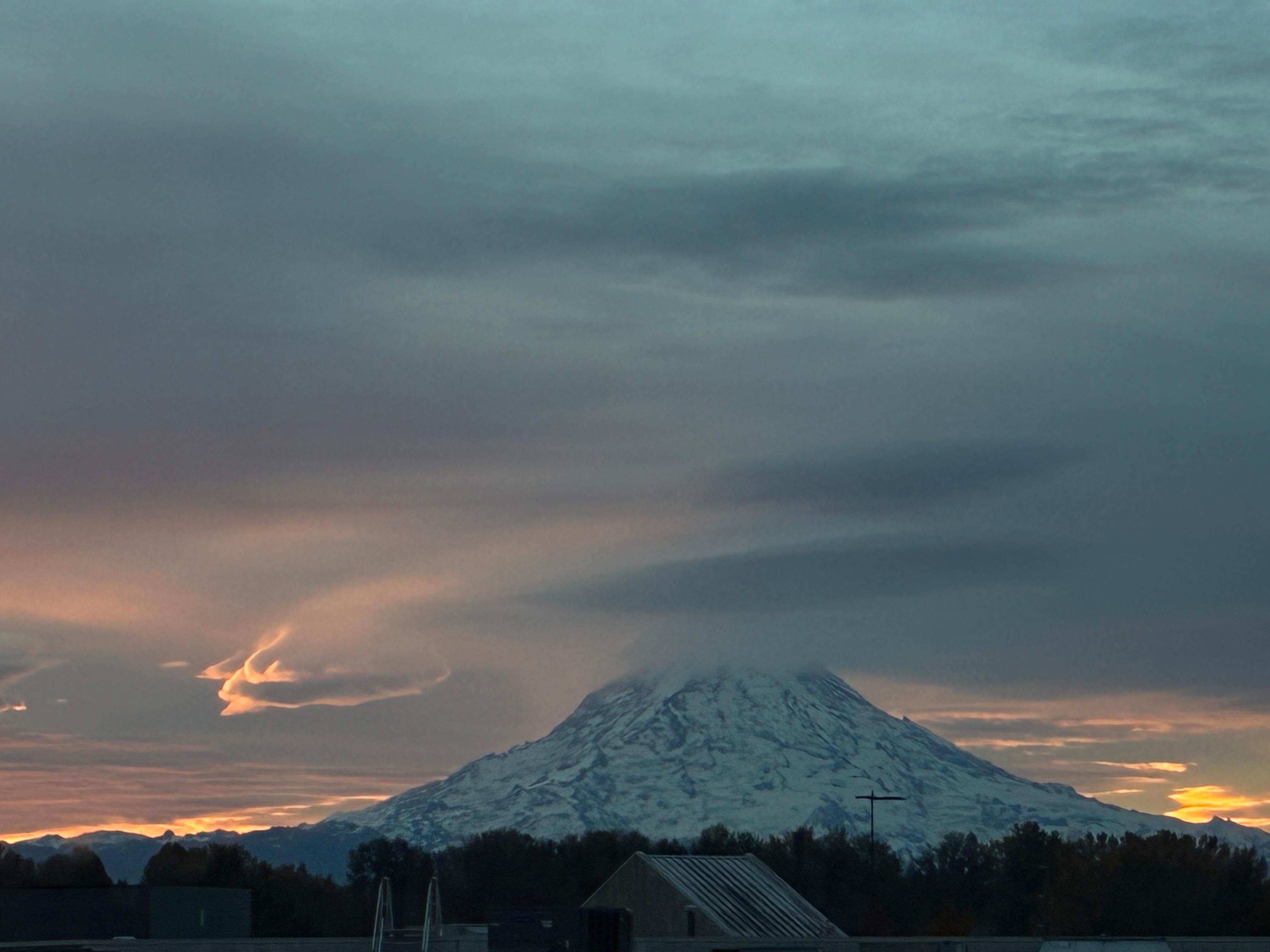 Evening view from our room. 