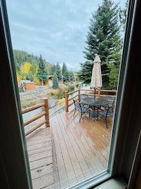 A view from the dinning table.