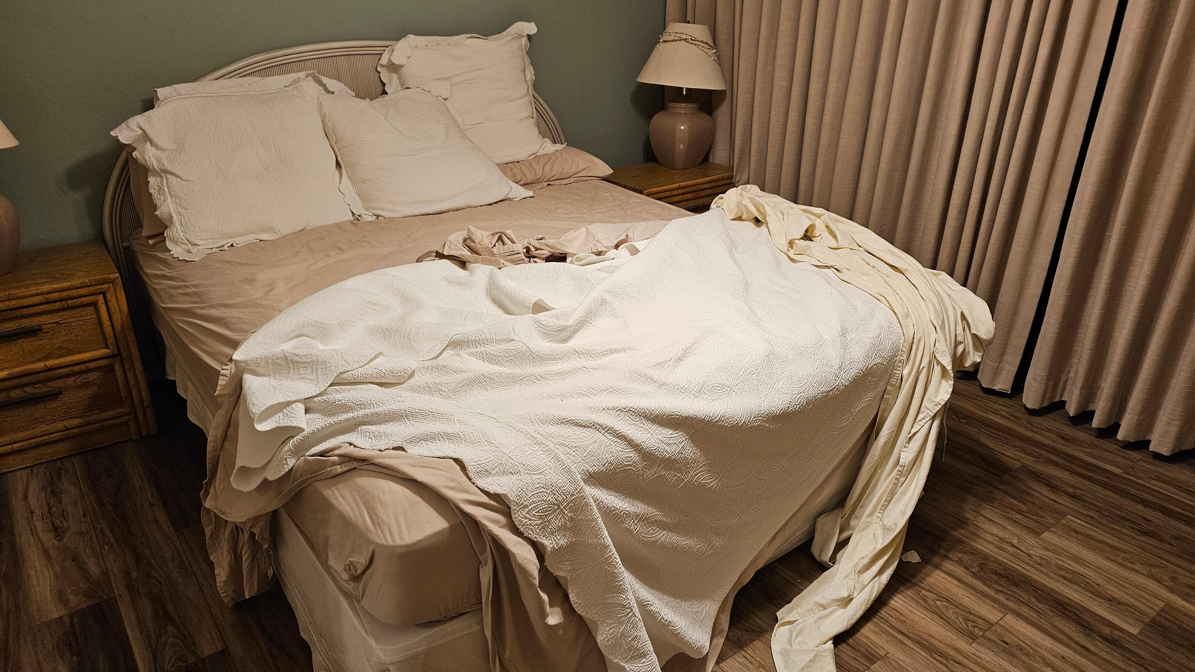 Dirty bedroom
