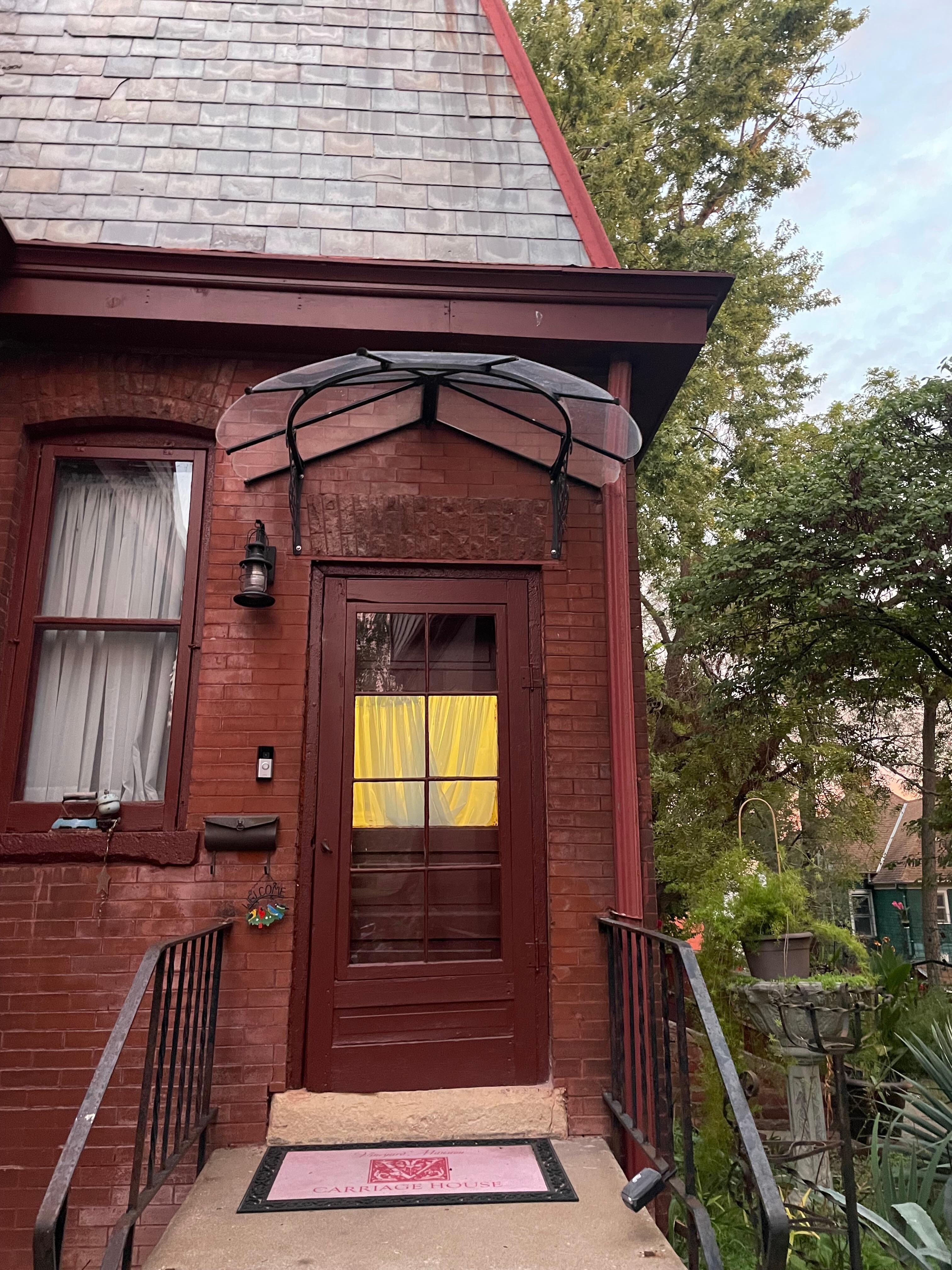 Carriage house entrance.