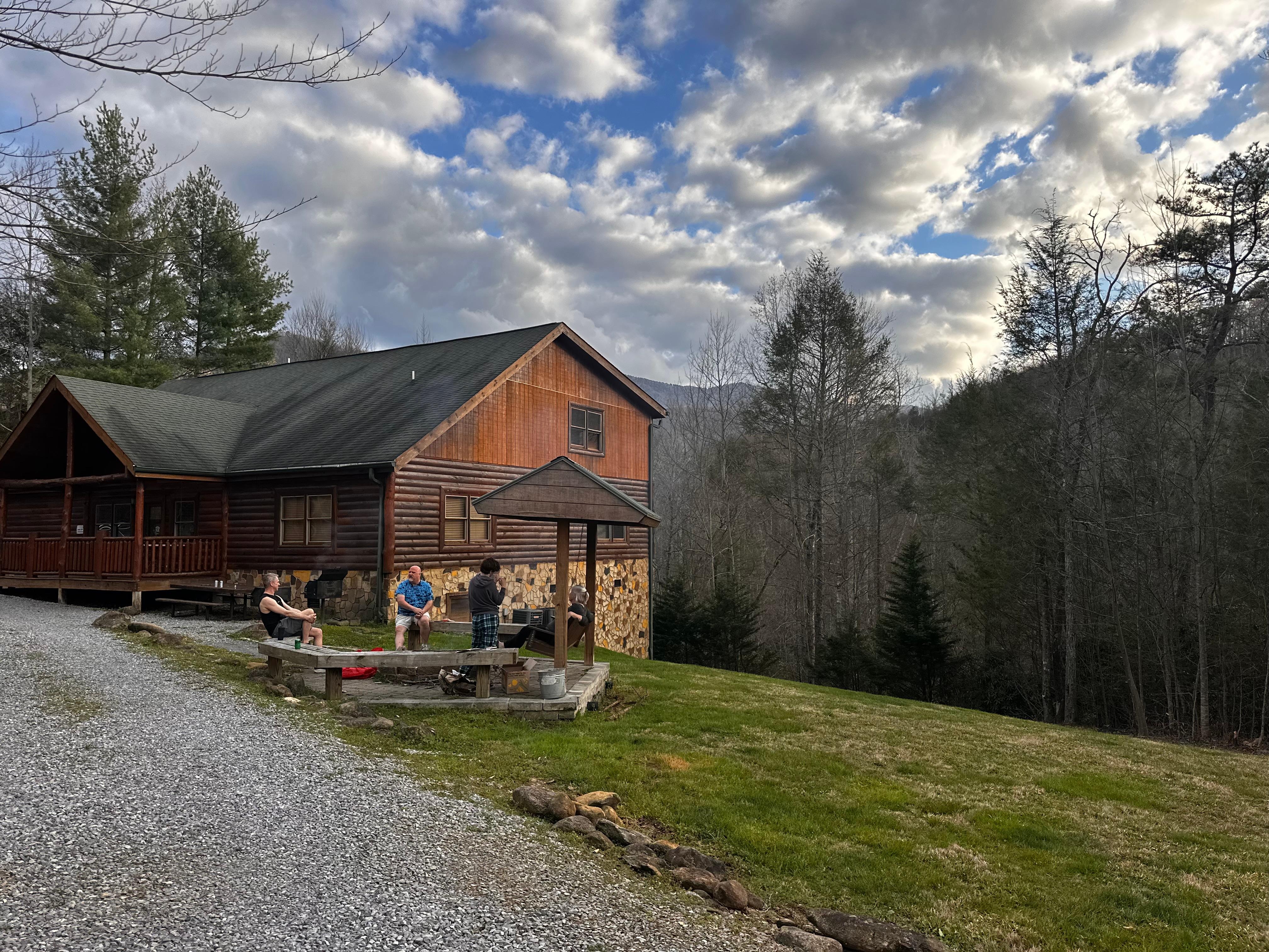 Lots of room by the campfire area