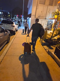 This is were they made us walk three blocks with luggage to another place with broken TV and like said took our whole day up we had planned