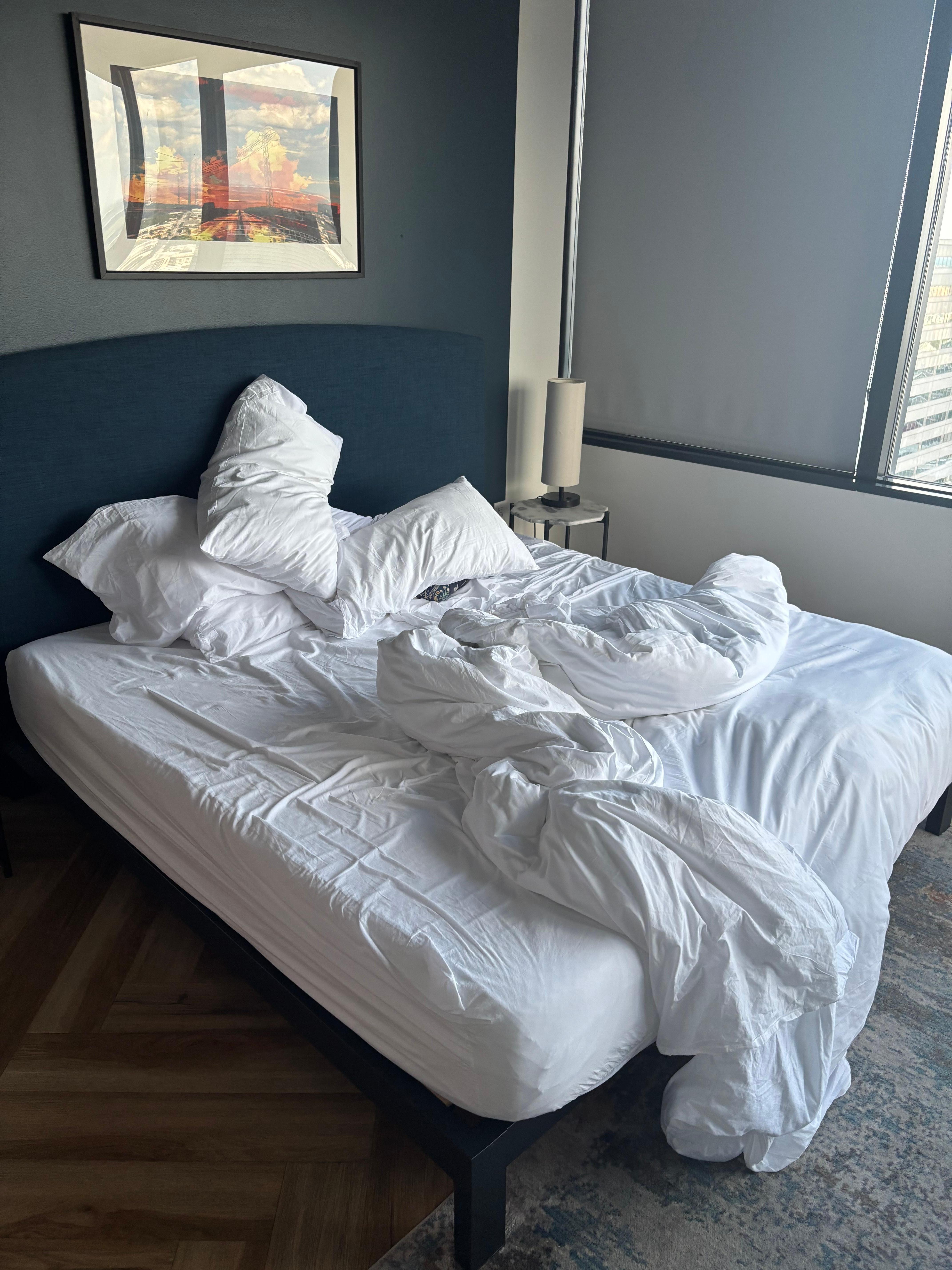 This is what we walked in to