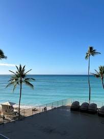 Room with partial ocean view