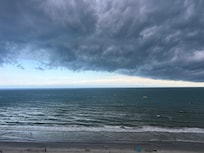 Beautiful balcony view- storm coming in !